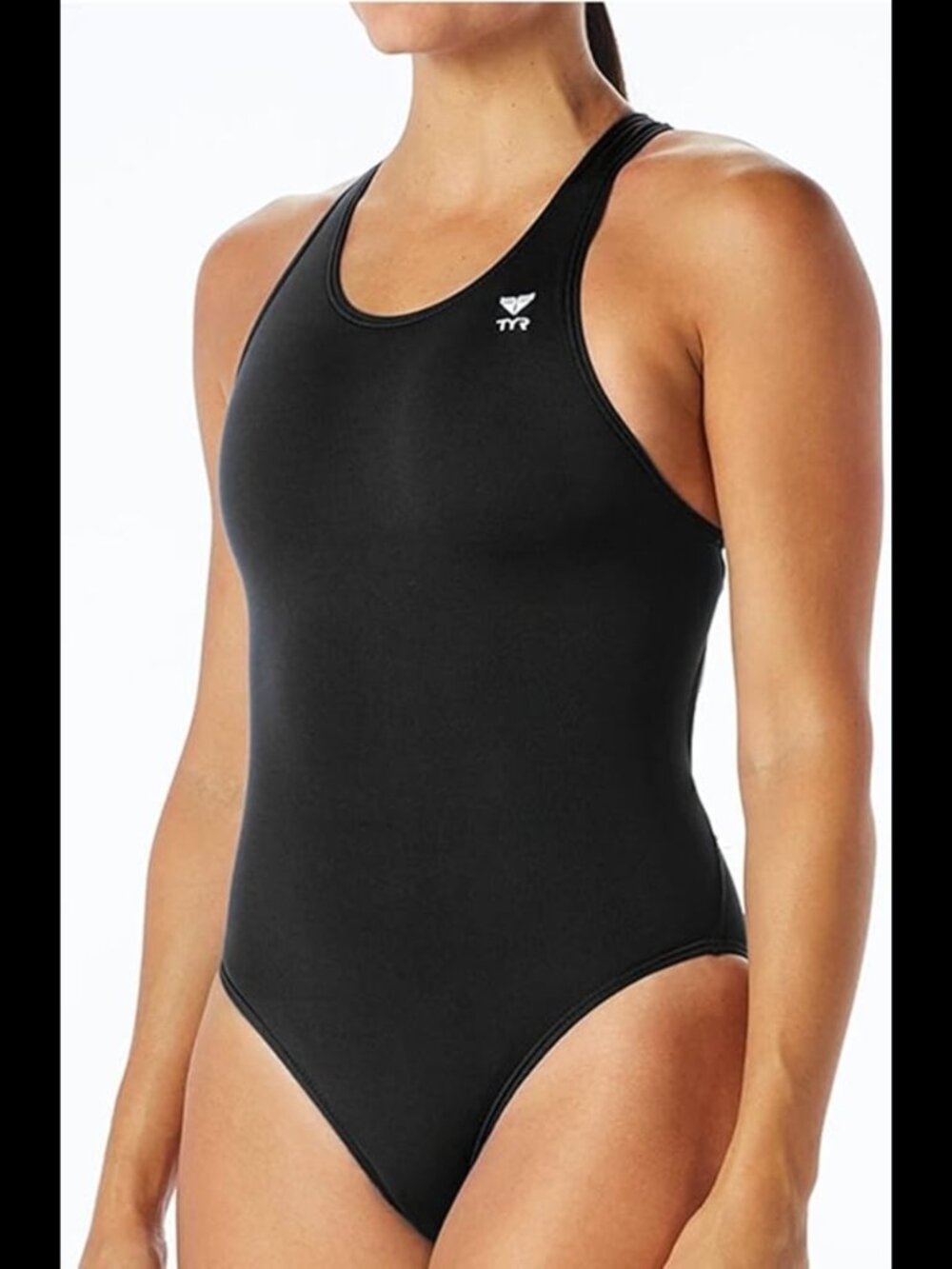 NWOT TYR TYReco Maxfit Black One Piece Swimsuit for Women Athletic SZ (S) 30
